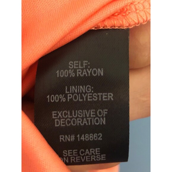 Torrid Women’s Size 0 (12 Large) Floral Maxi Dress Orange Pink Boho Crochet Trim - Picture 8 of 16